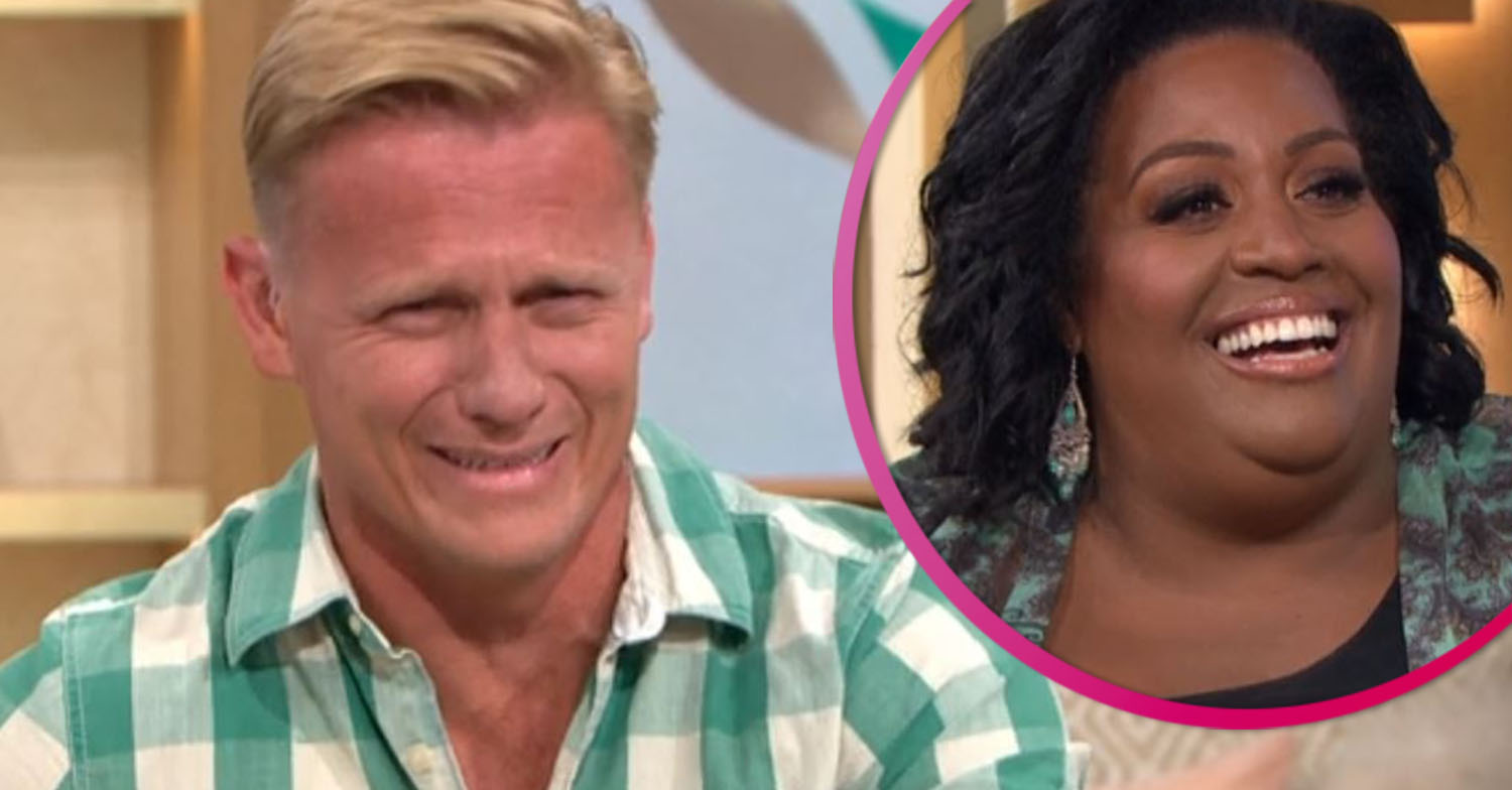 Dr Scott laughing with Alison Hammond on This Morning