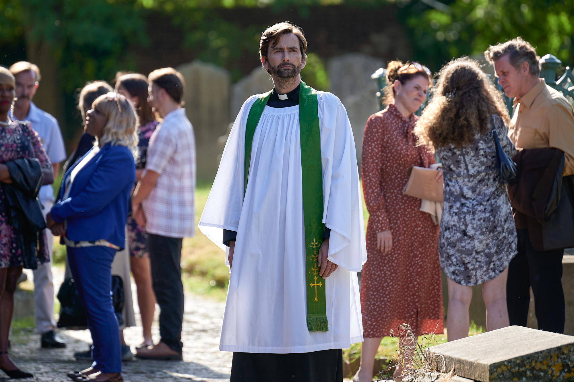 The BBC has released first look images for Inside Man with David Tennant