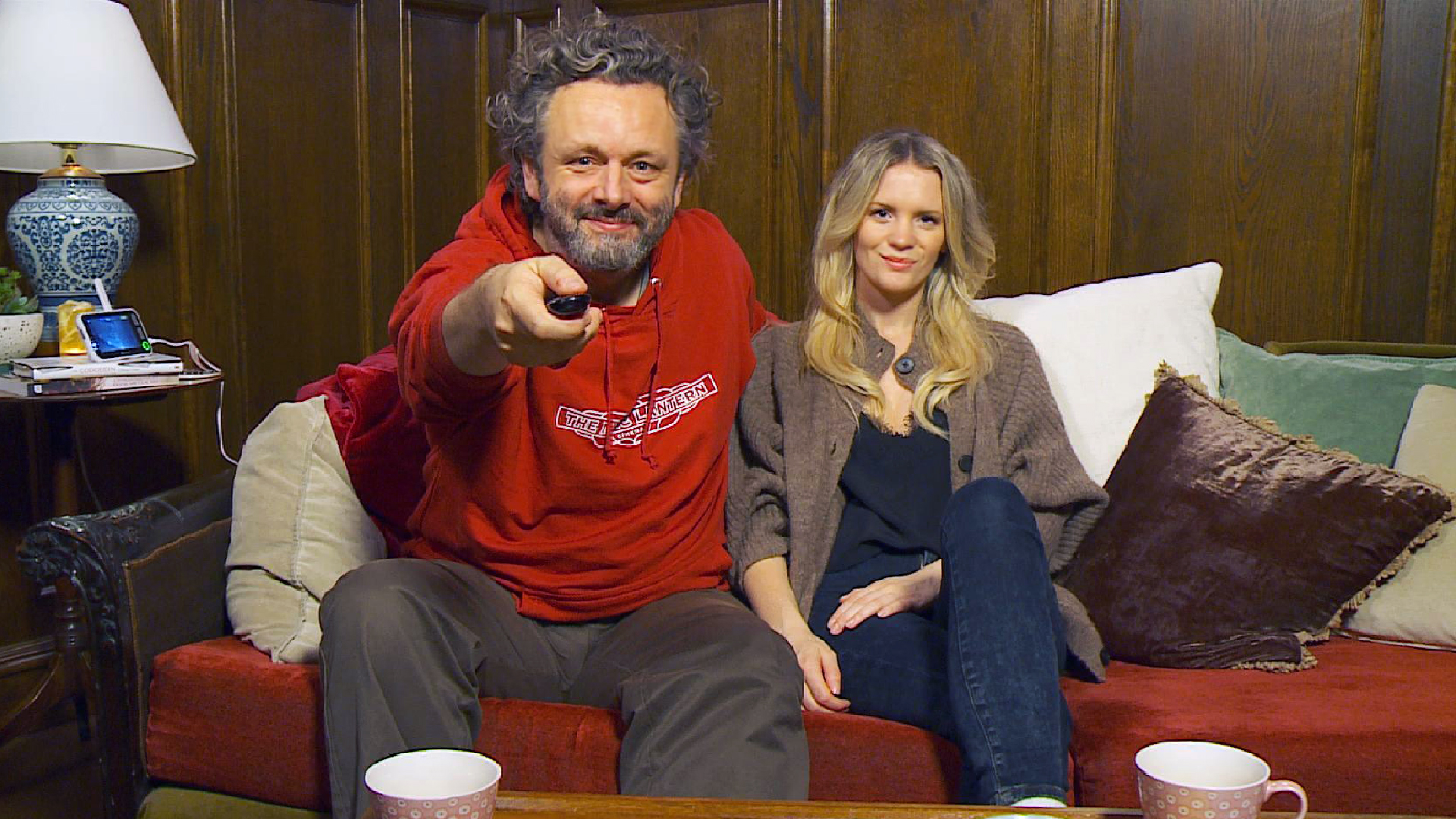 Michael Sheen and Anna Lundberg