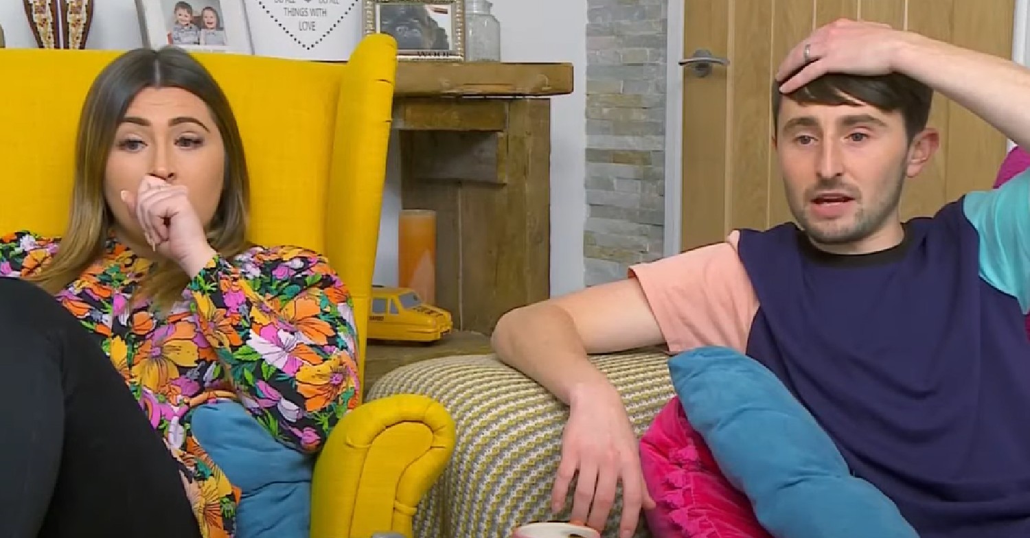 Squid Game left Goggleboxers Sophie and Pete shocked (Credit: Channel 4)