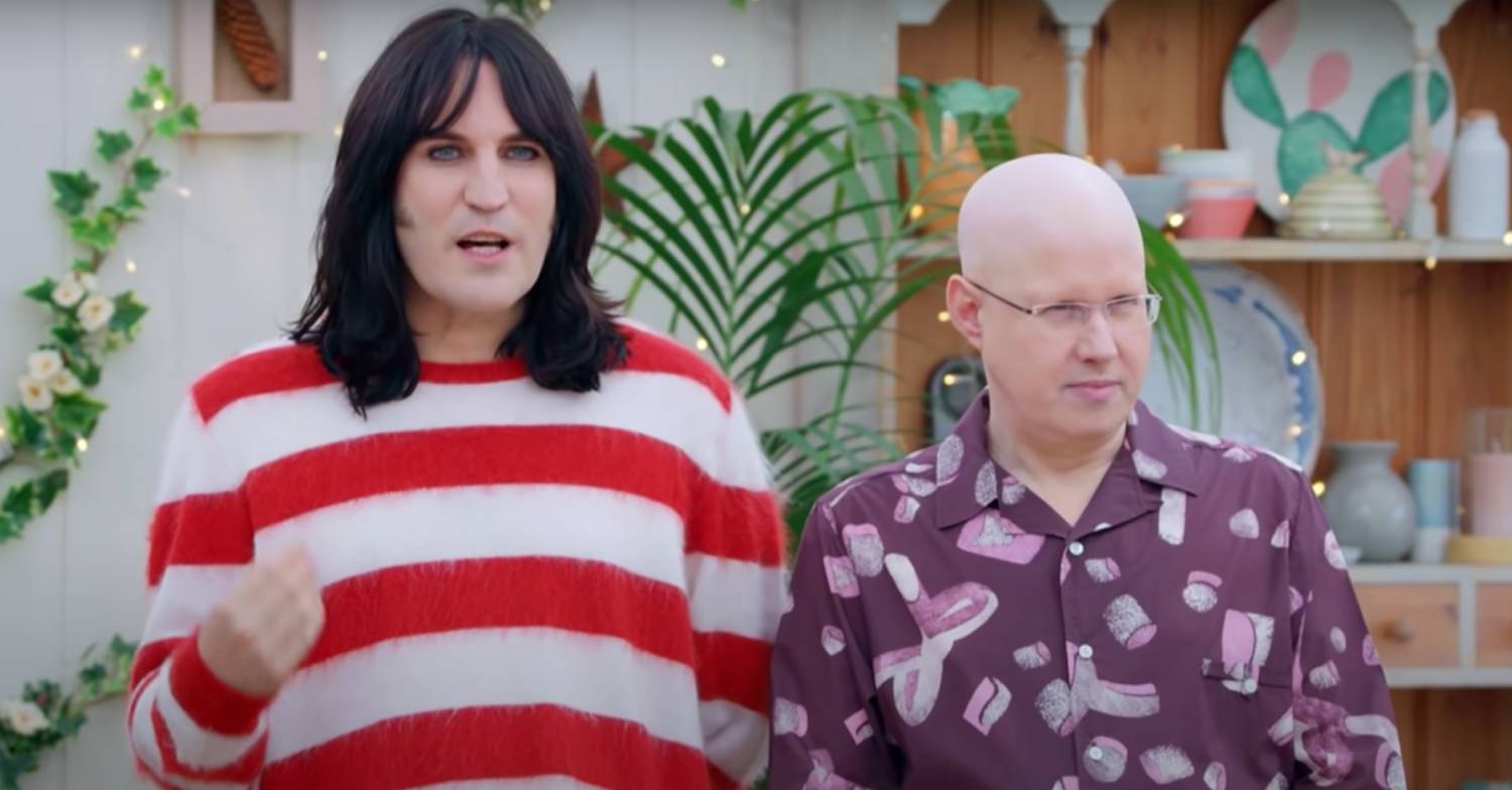 Noel Fielding and Matt Lucas host Bake Off together on The Great British Bake Off