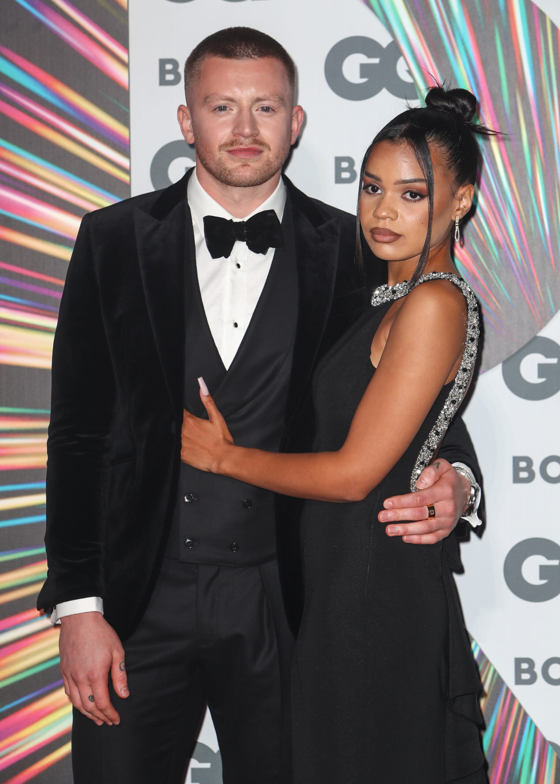 Adam Peaty and his girlfriend