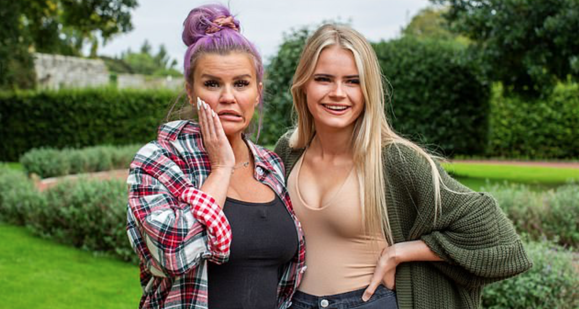 Kerry Katona and Lilly-Sue McFadden on Celebrity Ghost Trip