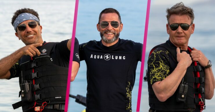 Gordon, Gino and Fred Go Greek
