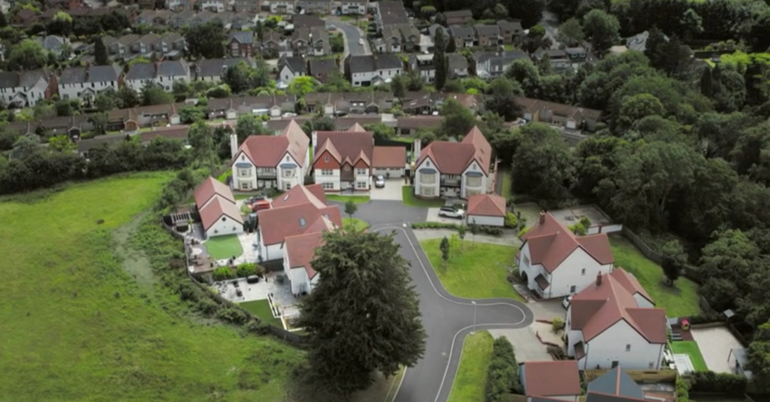Cast and crew filmed Hollington Drive in Wales