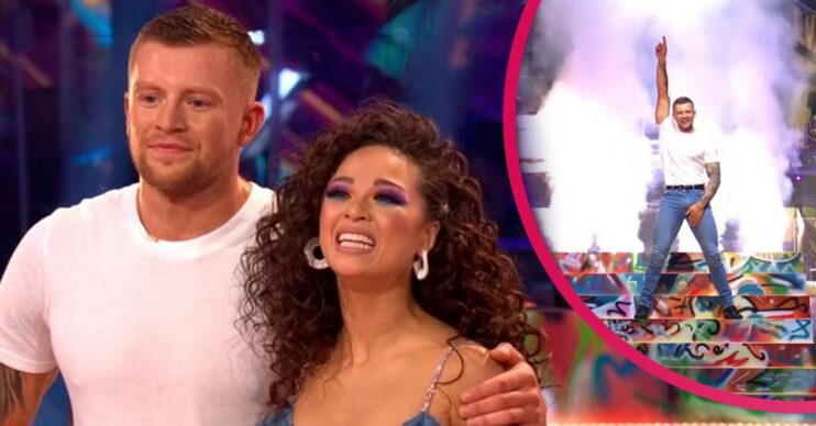 Adam Peaty and Katya Jones on Strictly Come Dancing
