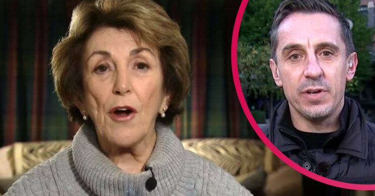 Edwina Currie debates with Gary Neville on GMB today