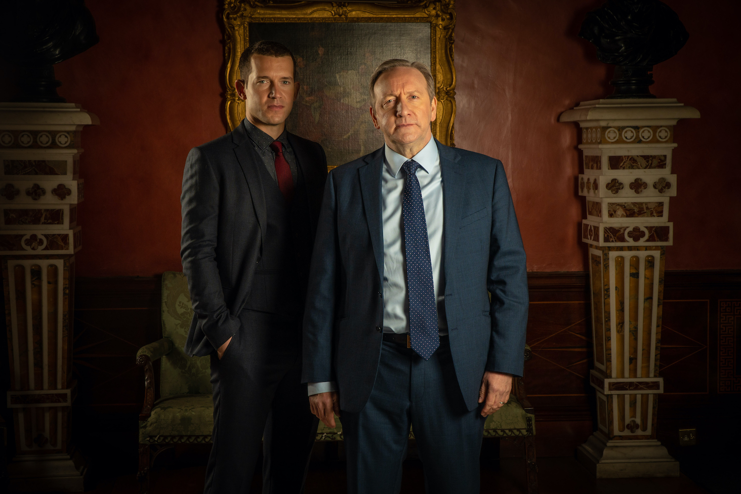 DS Winter and DCI Barnaby in Midsomer Murders Happy Families