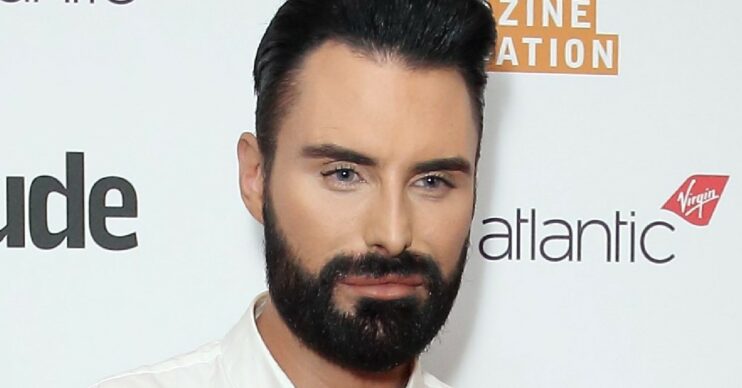 Rylan Clark smiles on red carpet
