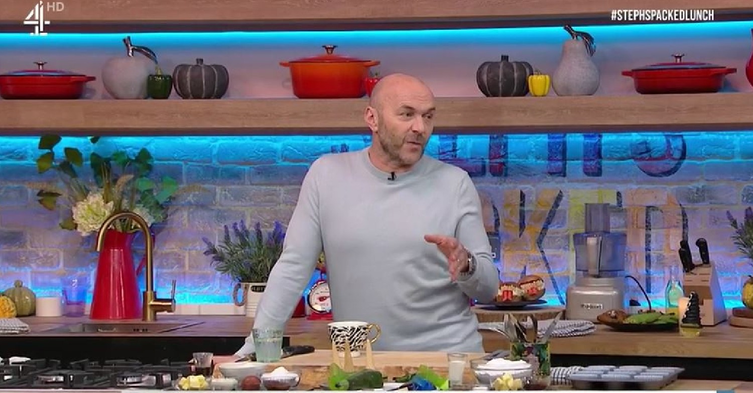 Simon Rimmer on Steph's Packed Lunch today