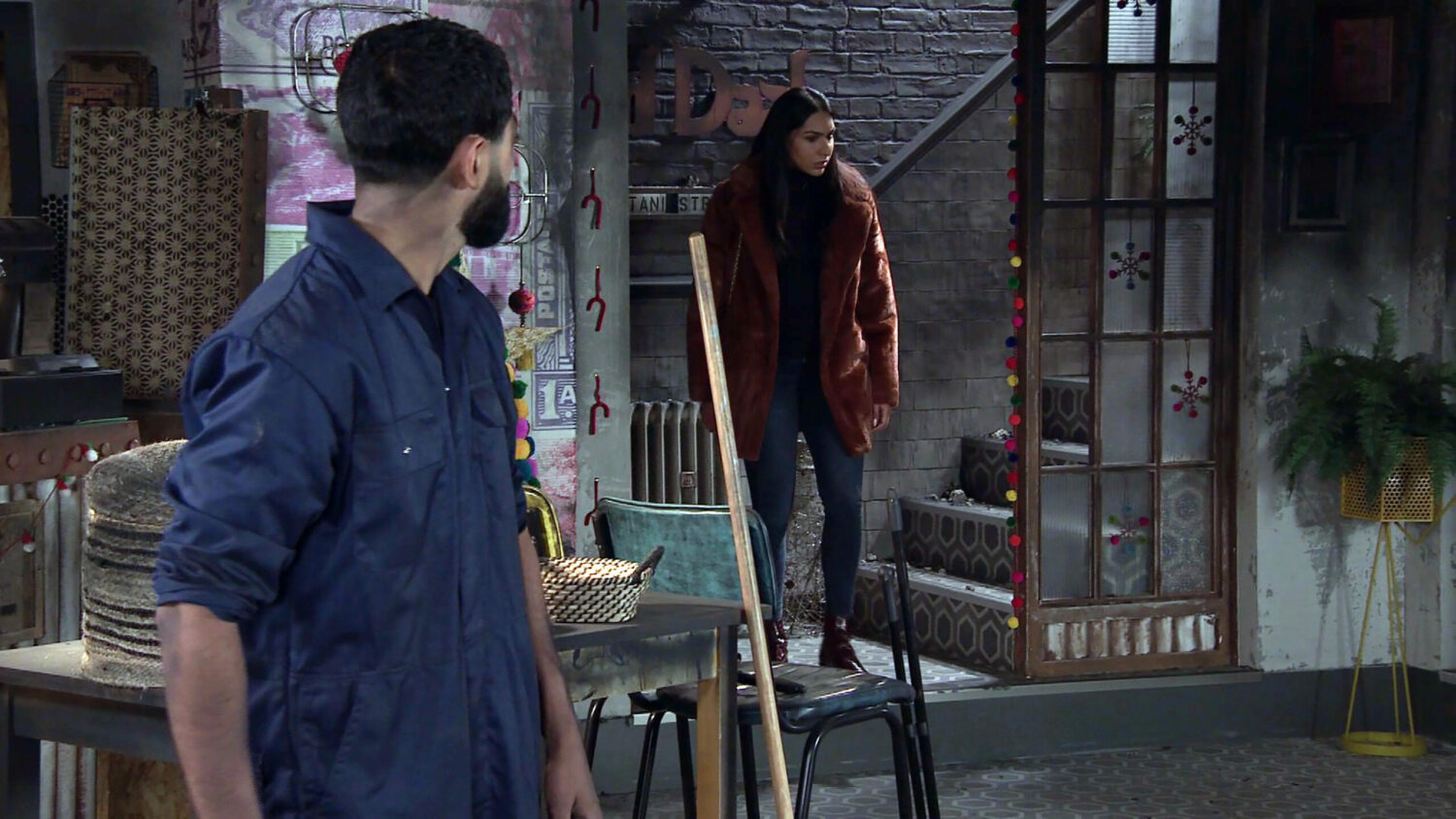 Coronation Street Dec 13 Zeedan is stunned as his wife Marrium turns up