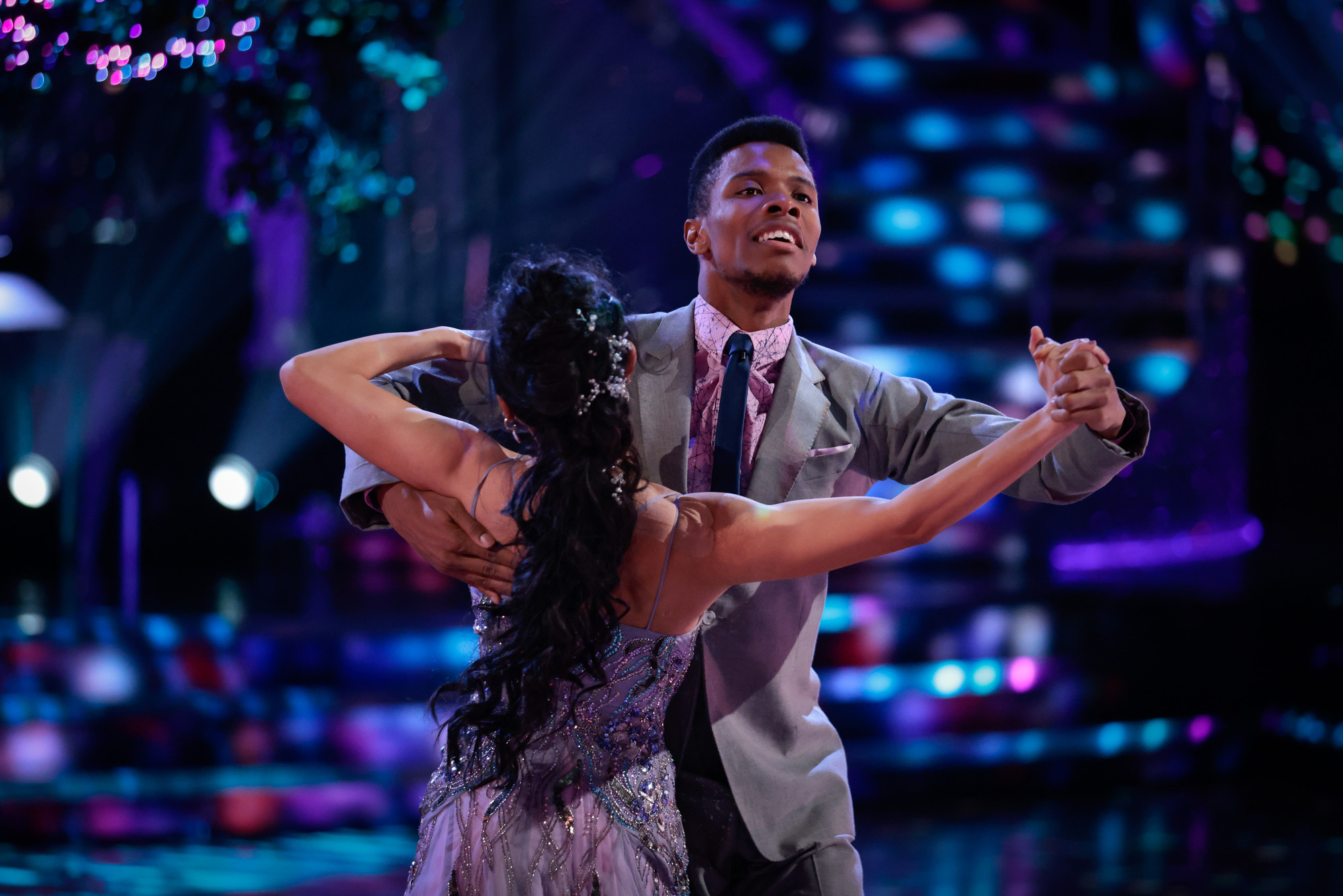 Nancy and Rhys in the Week 10 Strictly dance-off