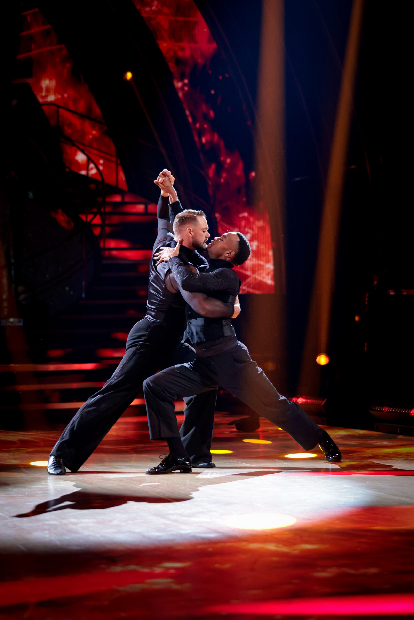 Strictly leaderboard led by John and Johannes 
