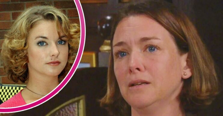 Emma Stansfield as Ronnie Clayton in Coronation Street and Lloyd's wife Julie in Emmerdale comp image