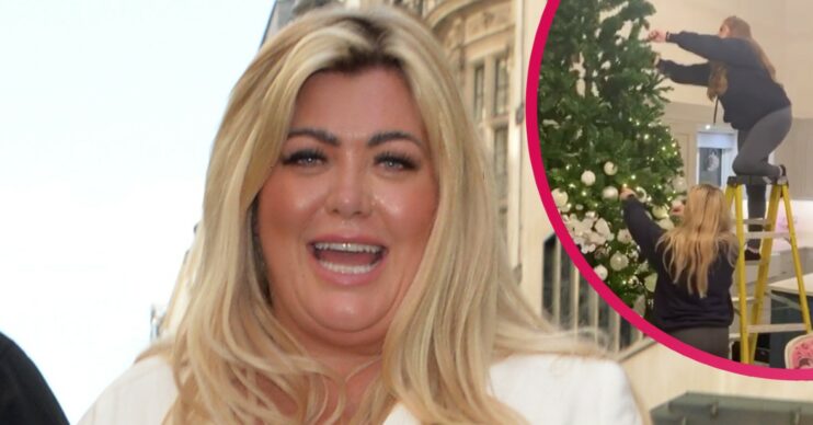 Gemma Collins pays for team to put up her Christmas tree