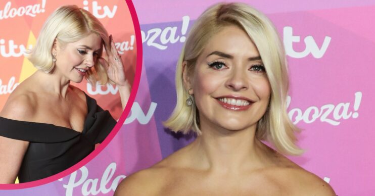 Holly Willoughby stuns fans with new hair style as she wears glamorous black fitted dress for event