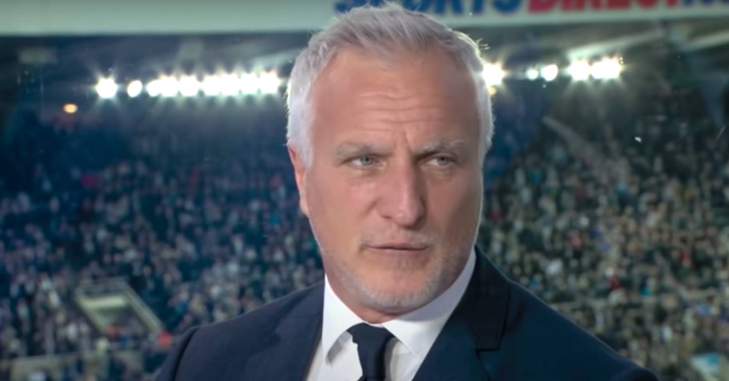 Ex footy ace David Ginola is regarded as a surprise addition to the camp
