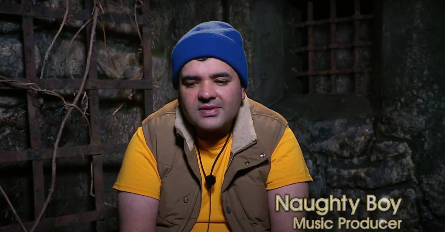 A family member tweeted Naughty Boy is "struggling" on I'm A Celebrity