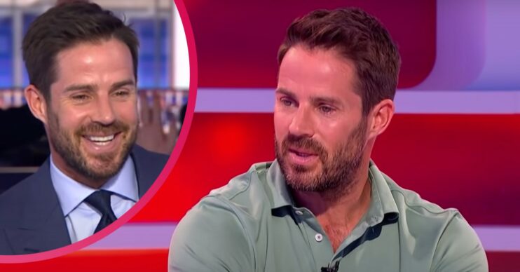 Jamie Redknapp takes newborn baby son Raphael on 'first walk' following his birth