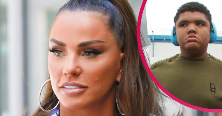 Katie Price and her son Harvey