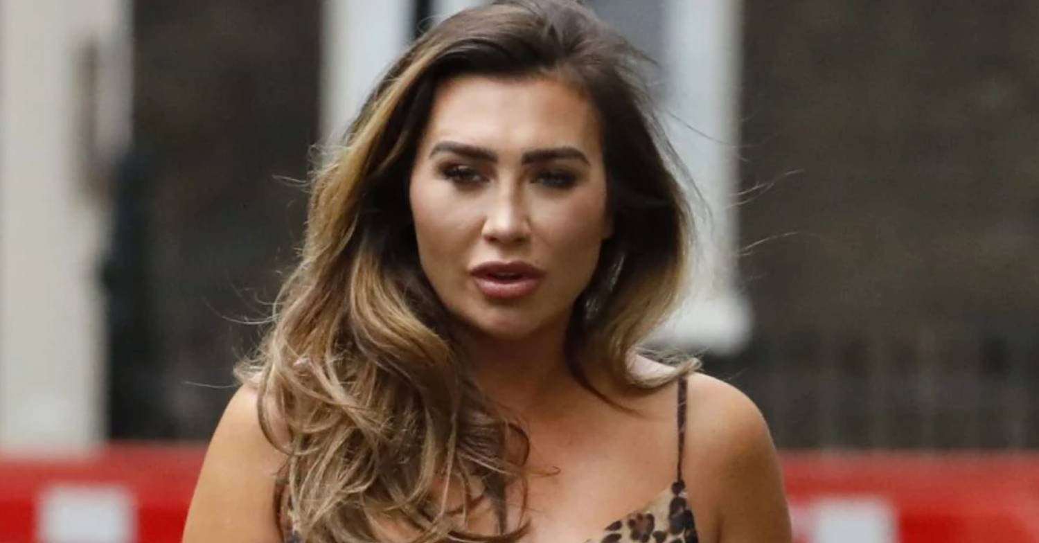 Lauren Goodger looking downcast