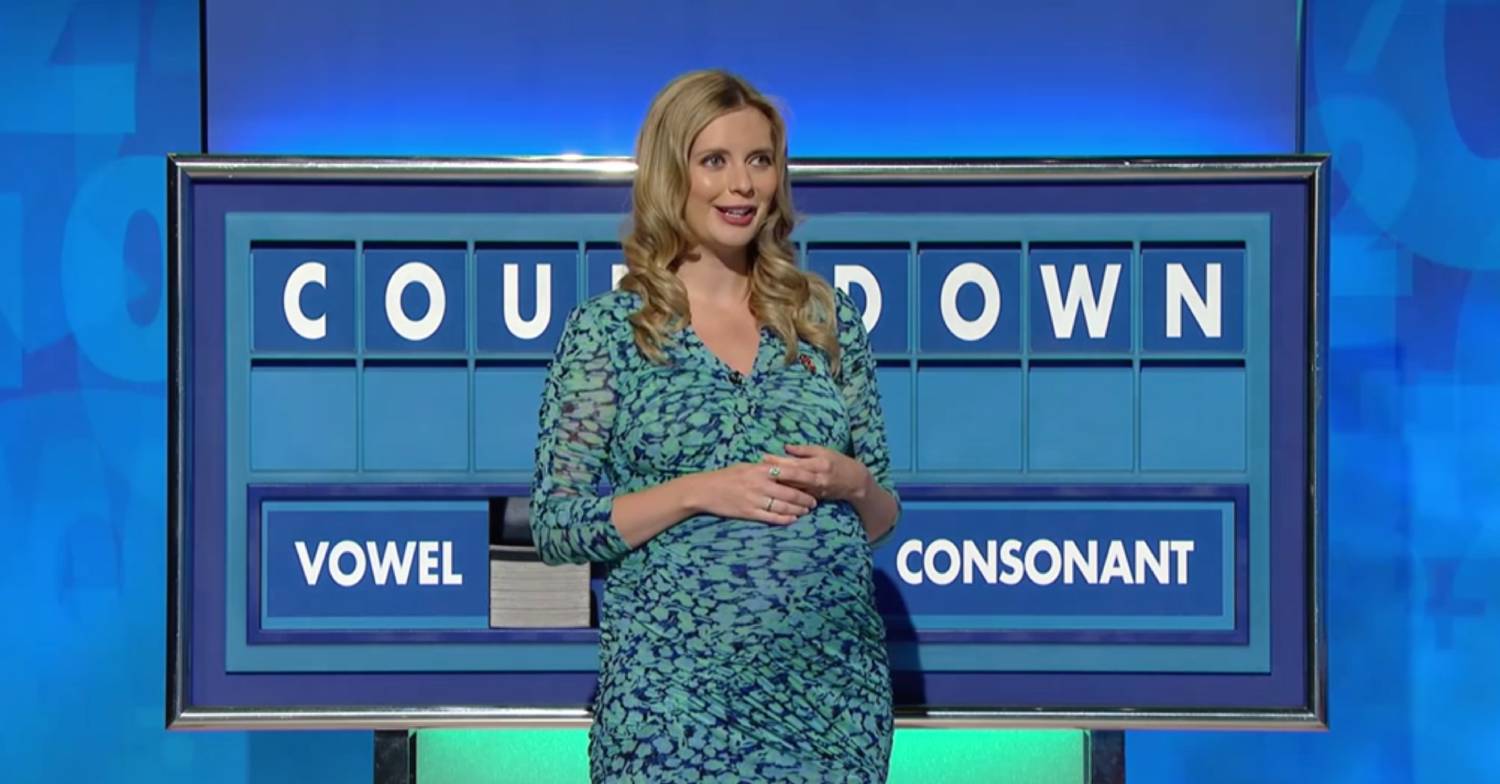 Rachel Riley still looked very pregnant on Monday's pre-recorded episode of Countdown