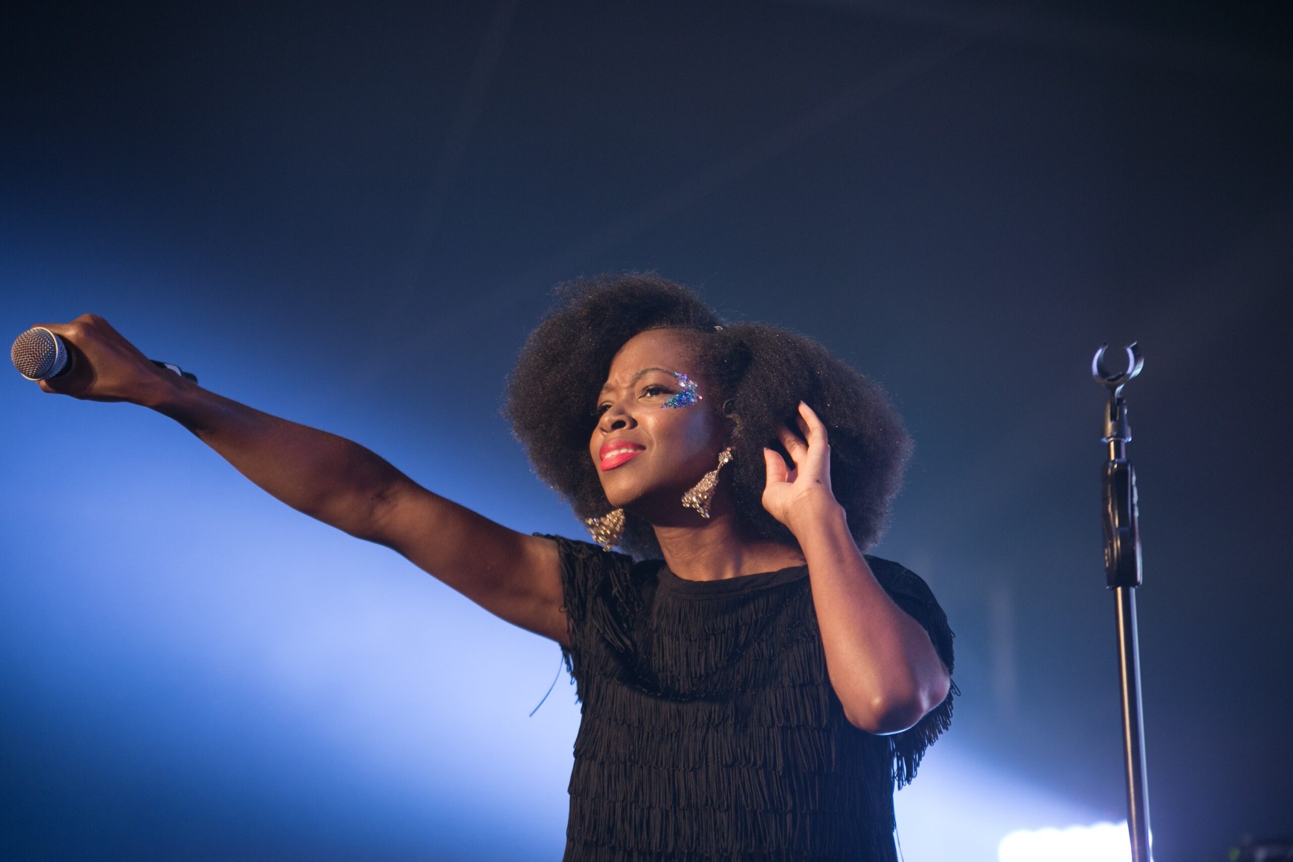 Jamelia performing