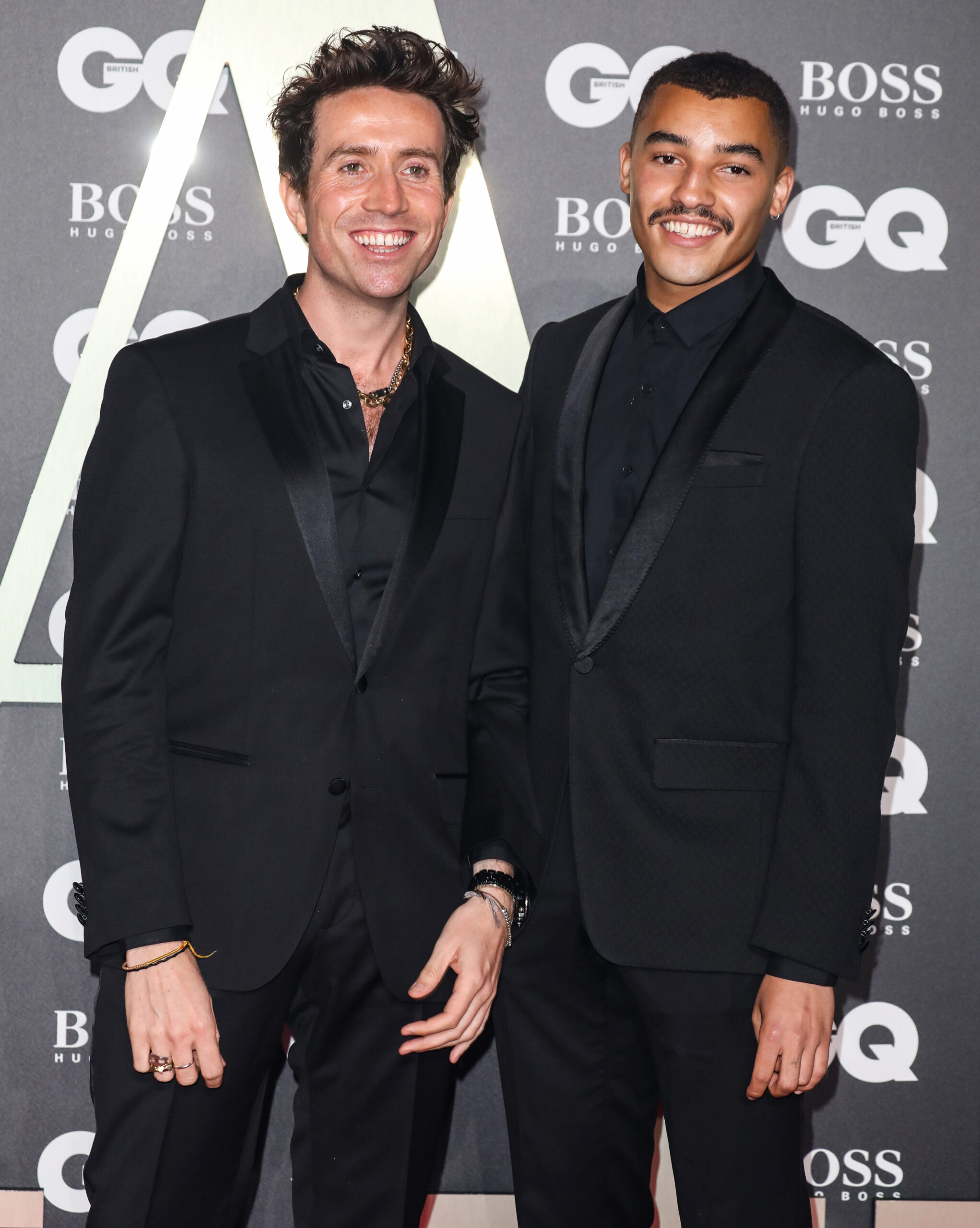 Nick Grimshaw and partner Meshach Henry