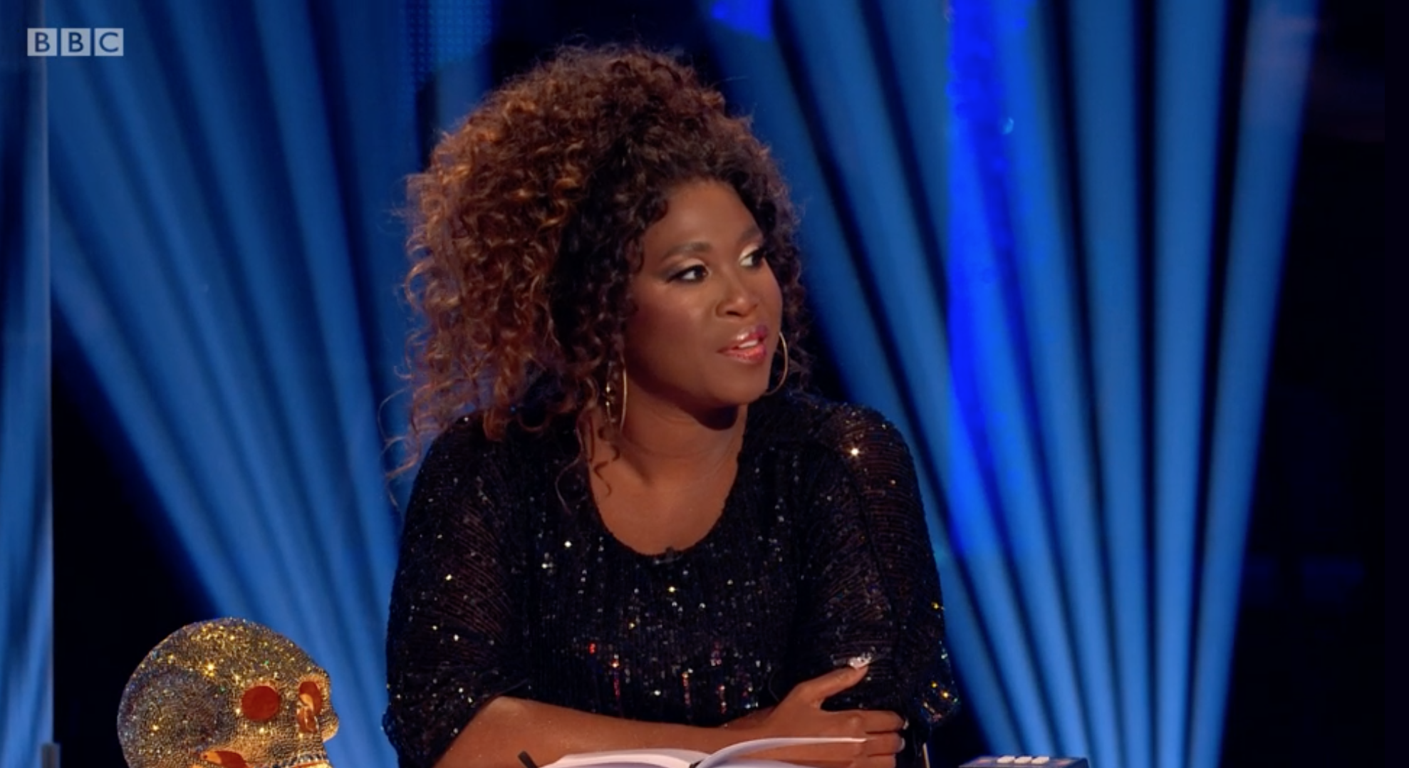 Motsi Mabuse in last night's Strictly results show