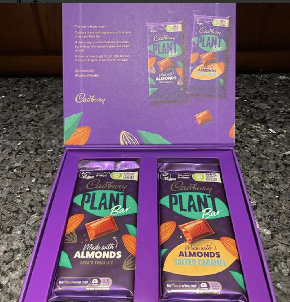 Cadburys chocolate plant bars