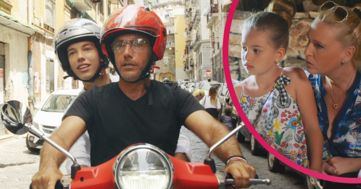 Gino and his family travel around Italy for the new series on ITV