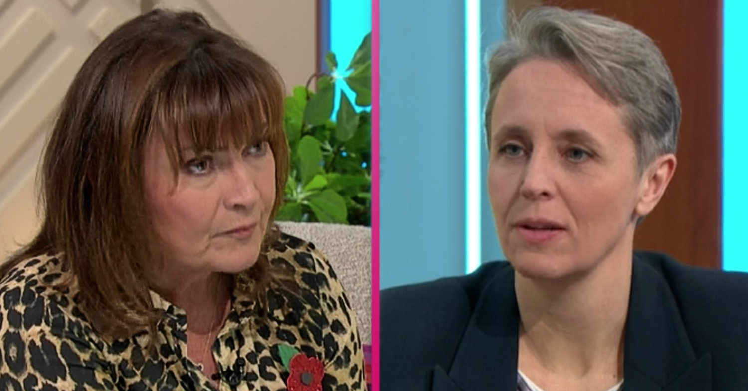 Lorraine viewers were divided about an interview with a controversial professor accused of transphobia today