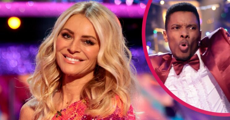 Strictly Tess Daly comments on mistake by Rhys Stephenson