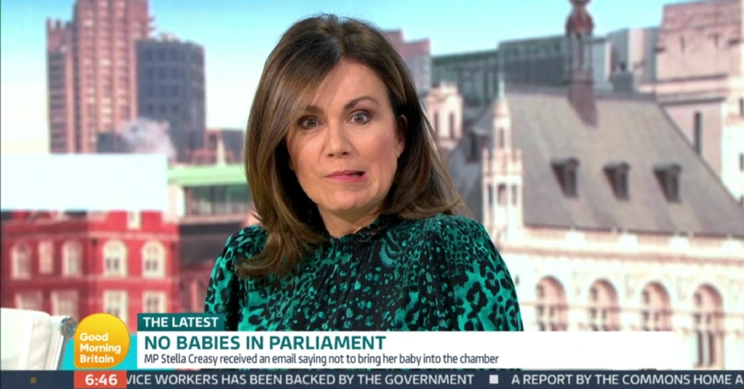 Piers Morgan ex-co-host Susanna Reid on Good Morning Britain 