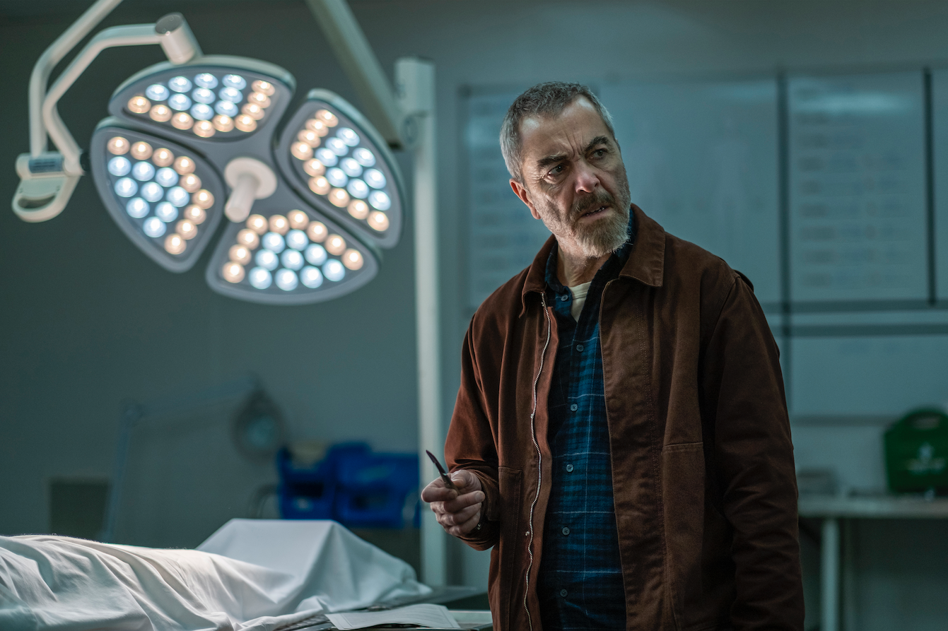 James Nesbitt as Danny in Suspect pictured in a mortuary