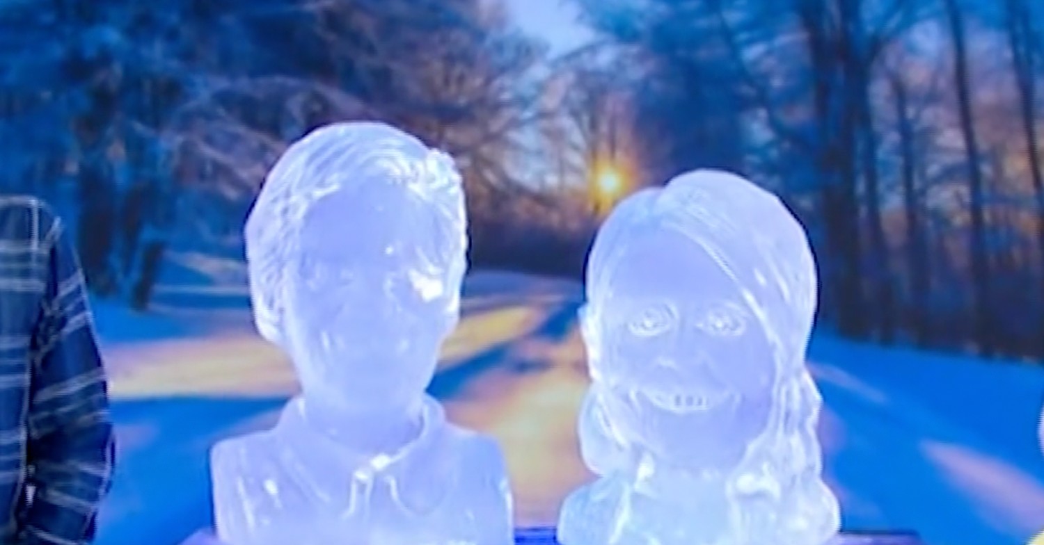Phillip Schofield and Holly Willoughby ice faces on This Morning