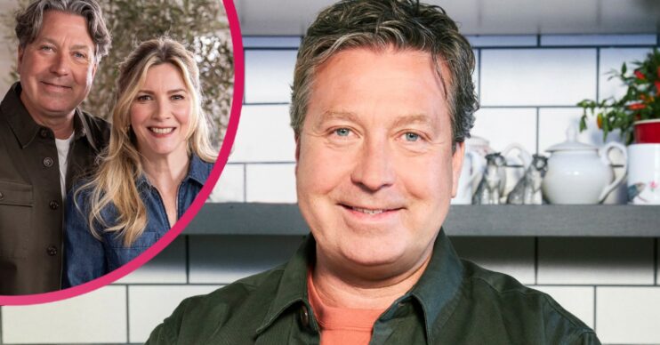 John Torode and Lisa Faulkner over with a romantic gesture