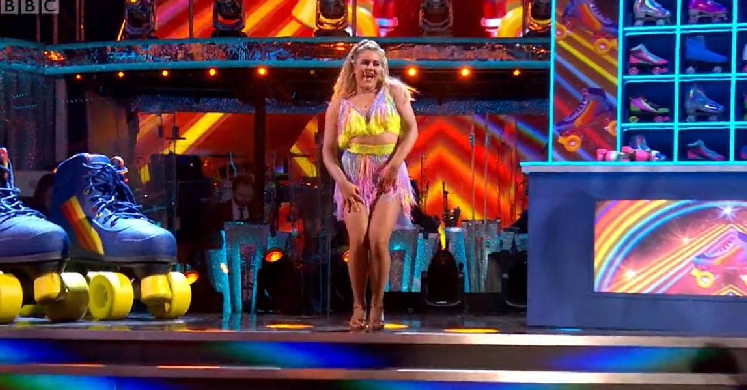 Tilly Ramsay dancing on Strictly