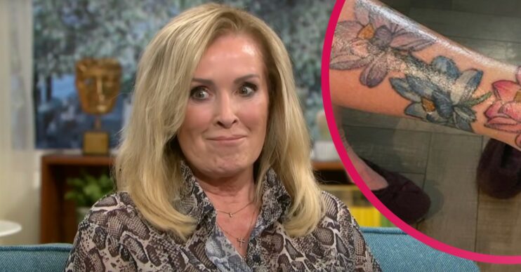 Beverley Callard shows off new tattoo