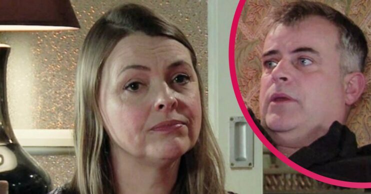 Coronation Street Tracy insults husband Steve comp