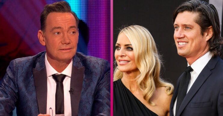 Craig Revel Horwood, Tess Daly and her husband Vernon Kay