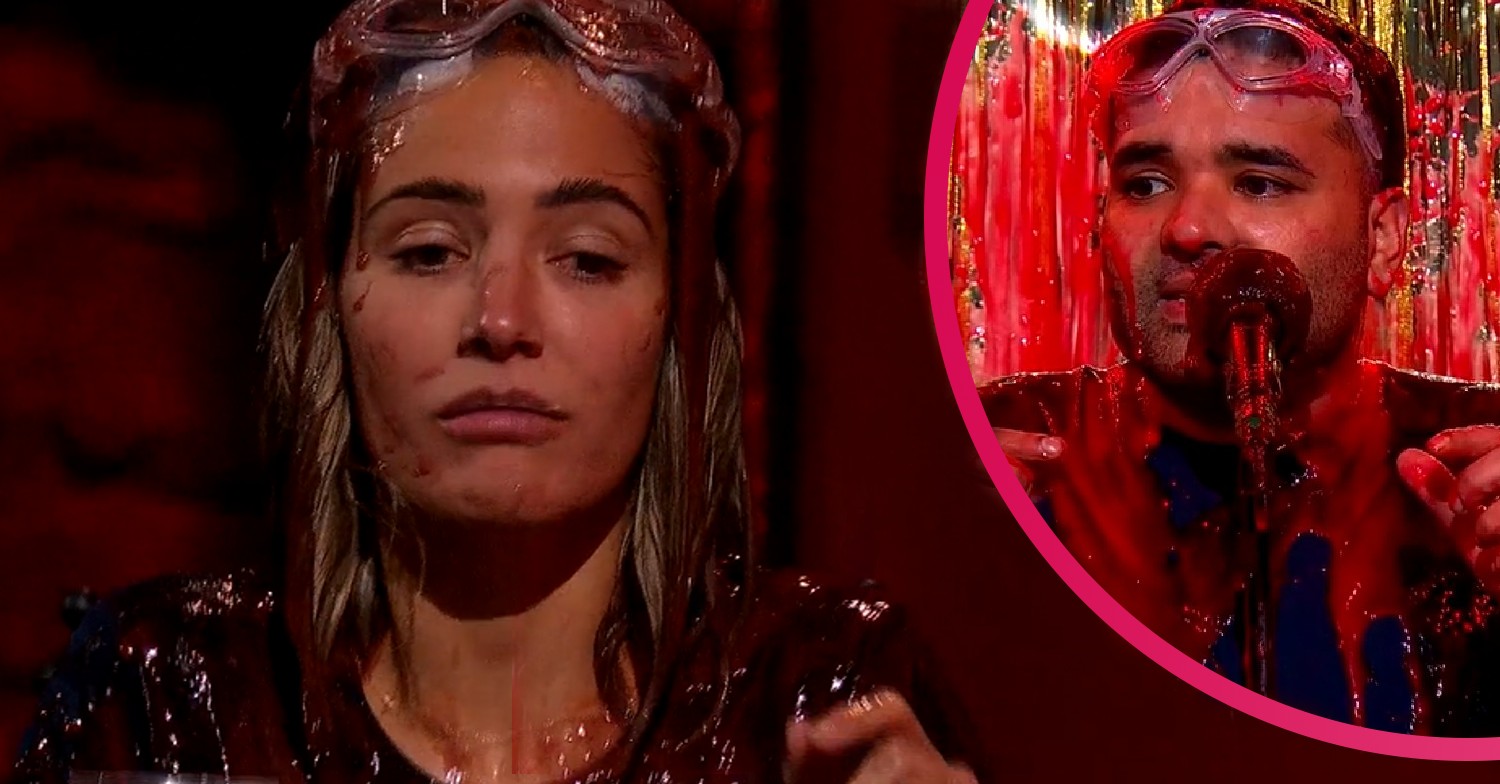 Frankie Bridge and Naughty Boy on I'm A Celebrity