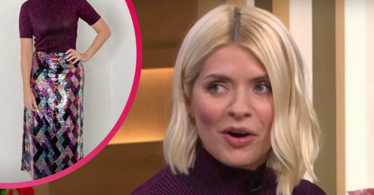 Check out Holly Willoughby and her sequin skirt