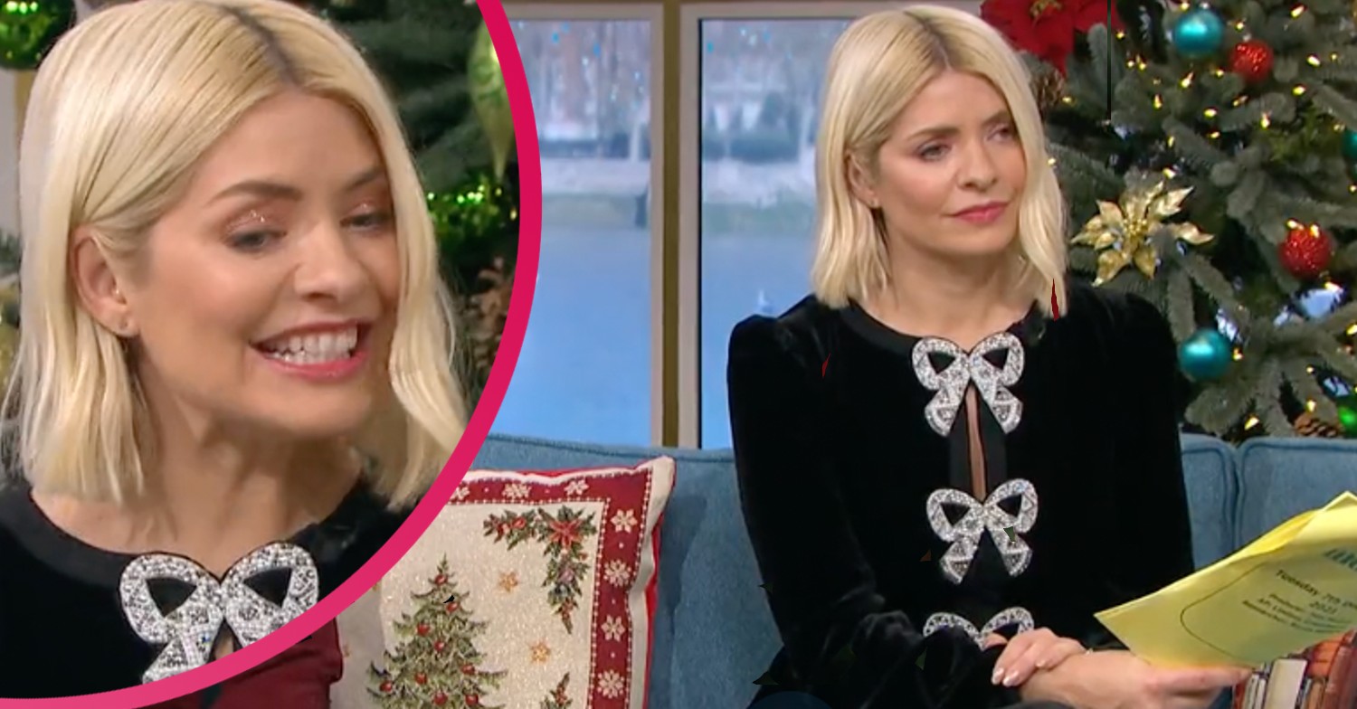 Holly Willoughby dress on This Morning