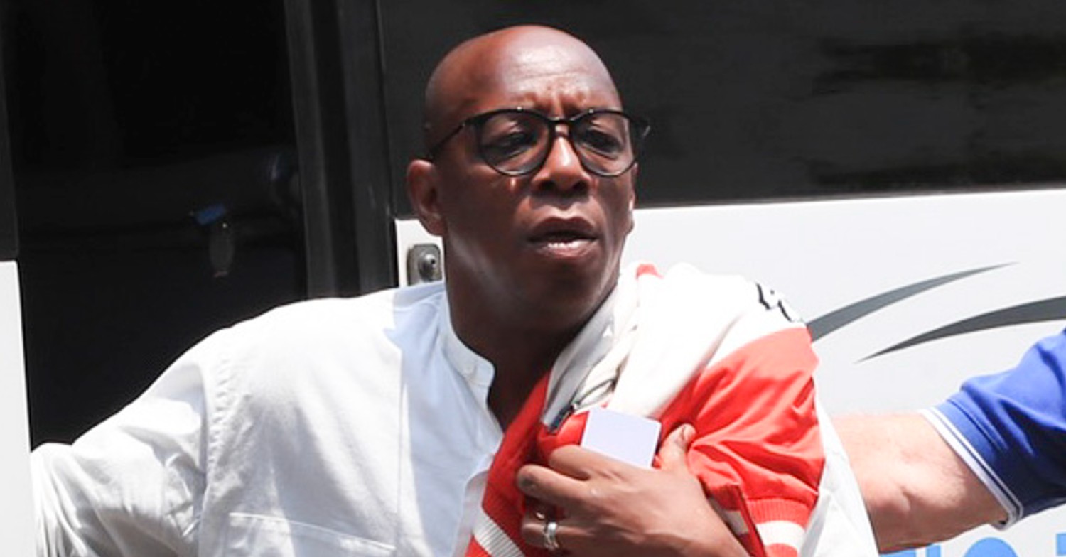 Ian Wright during his I'm A Celebrity stint