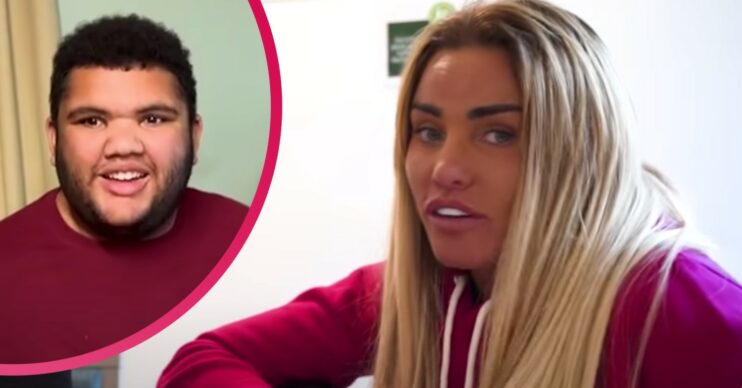 Katie Price has said Harvey is 'putting weight back on'