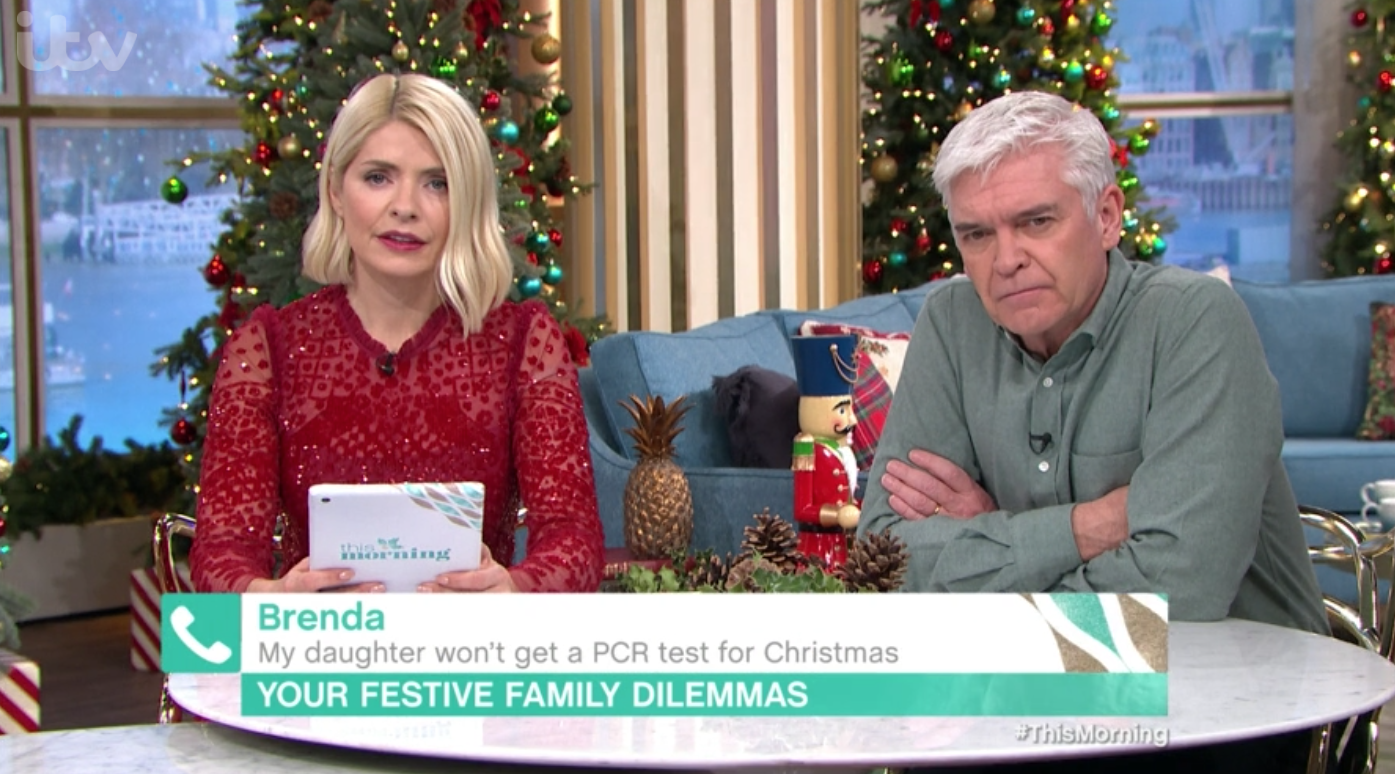 This Morning viewers slammed a granddaughter who refused to get a Covid test to see her nan at Christmas