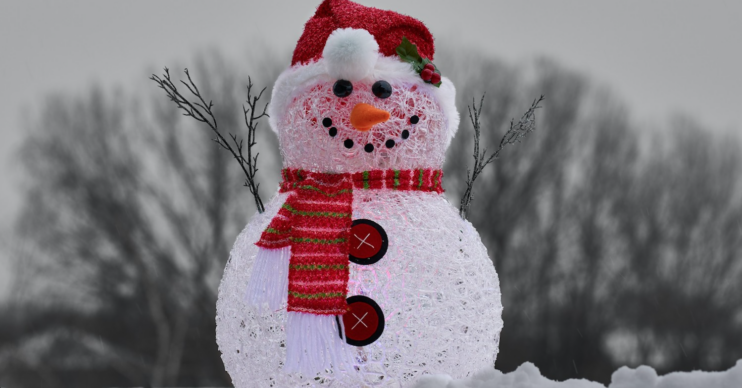 The UK weather forecast says there's a chance of a white Christmas