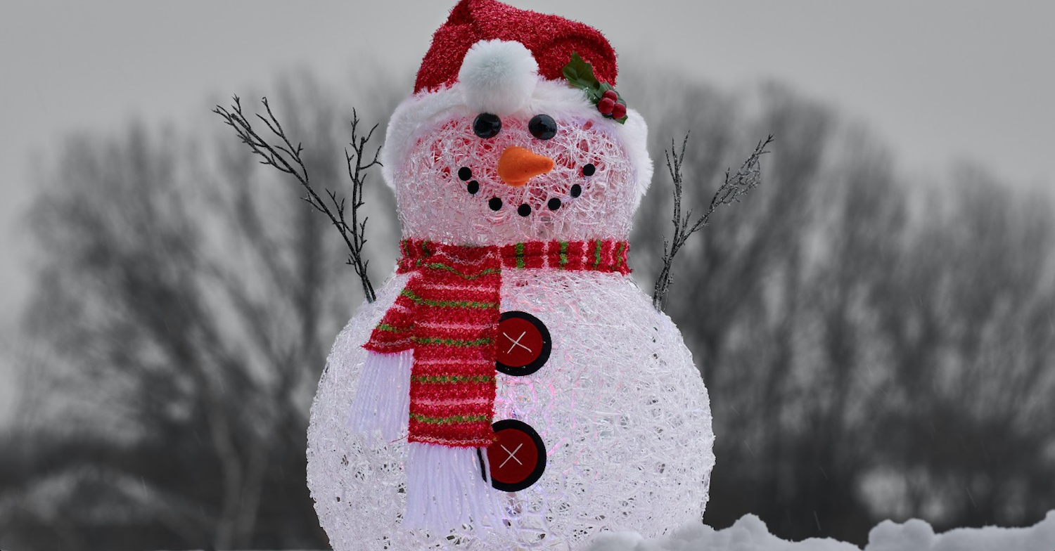 The UK weather forecast says there's a chance of a white Christmas