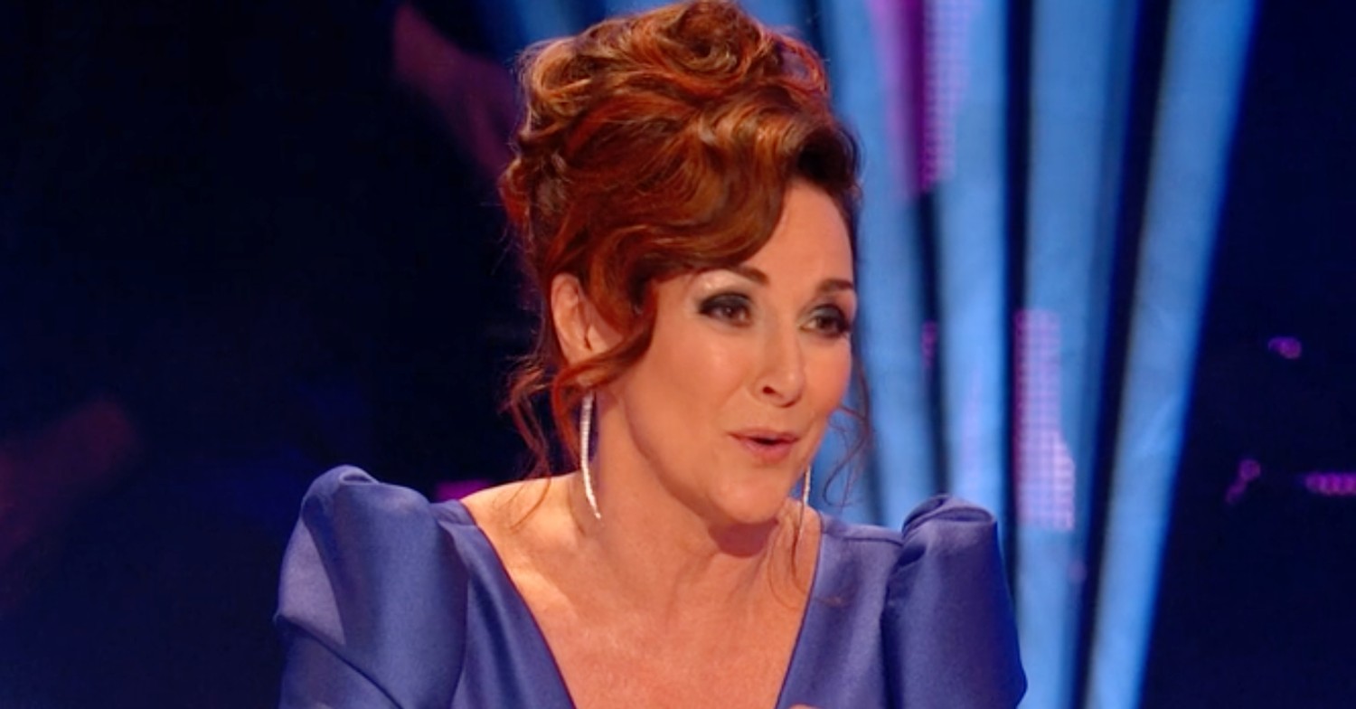 Shirley Ballas judging on Strictly Come Dancing